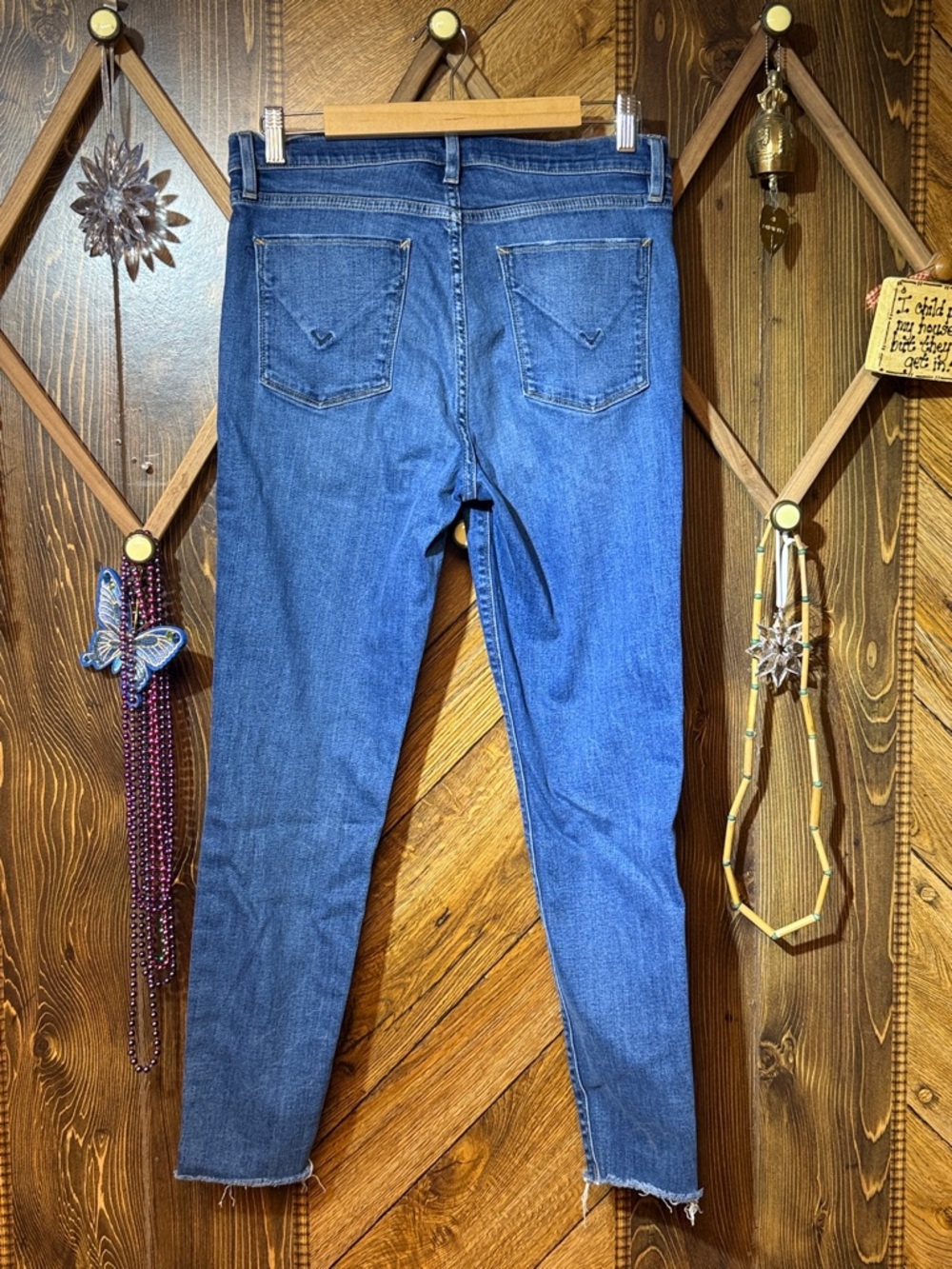 Hudson Jeans Women's Skinny Ankle Jeans in Medium Blue - Picture 5 of 6